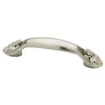 (12-PACK) 3" Alysse Rose Pull Satin Nickel. Fixed Price $65.49.