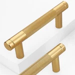 Guoharda 12X 3" 76MM Gold Knurled Cabinet Handles Aluminum Drawer Pulls. Fixed Price $59.98.