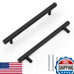 Probrico 20PK Black Square Kitchen Cabinet Handles 7.5IN 192MM Hole Spacing. Fixed Price $72.46.