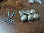 Richelieu Hardware 1-1/4 In. Brushed Nickel Contemporary And Modern Knob Lot 6. Fixed Price $20.00.