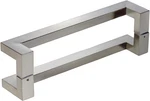 18 Inch 2-SIDED Modern Front Door Handles Brushed Nickel Satin Finish, Stainless. Fixed Price $364.99.