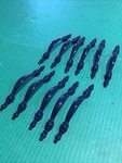 (11) Vintage Amerock 750-1 1977 Drawer Cabinet Furniture Door Pull Handles Blue. Fixed Price $24.95.