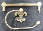 Carpe Diem Beautiful Cabinet Handle & Towel Flar Ring Holder Set Never Used.... Fixed Price $45.00.