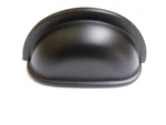Lot Of 8 New Matt Black Bin/cup Pulls Kitchen/cabinet Hardware #P-953.BK 3"C.. Fixed Price $24.00.