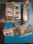 Amerock Cabinet Pulls BP-5373-54 & 5322-54,2 Color Metal Silver Gold Nos. Fixed Price $44.44.