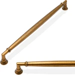 Antique Brass Cabinet Pulls - 10 Inch Kitchen Handles, Pack. Fixed Price $133.99.