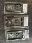 Ikea Bagganas 5-5/8" Cabinet Handle Pulls 2-PACK Black Stainless Steel 3 Sets. Fixed Price $22.00.