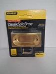 Stanley Classic Solid Brass Flush Oblong Pulls 40-3516, 2 Per Pack. Fixed Price $7.65.