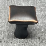 Lot Of 10 New -brainerd 1-IN Bronze With Copper Highlights Square Cabinet Knob. Fixed Price $19.99.