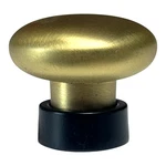(12) Brainerd P42224W-370 Casual Dual Finish Cabinet Knob Black & Brushed Brass. Fixed Price $35.00.