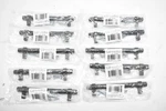 Gliderite 8007-128-MB Cabinet Drawer Bar Pulls 128MM Matte Black 10 Pack Set 5". Fixed Price $34.99.