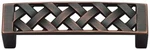 Atlas Homewares 310-VB * Lattice Pull 3'' Cc Venetian Bronze, Lot Of 4. Fixed Price $34.00.