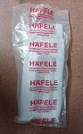 Hafele Mortise 3-3/4" Recessed Cabinet Handle Chrome Matte Plated. Fixed Price $19.00.