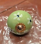 Brand New Porcelain Decorative Drawer Cabinet Knob Pull Beautiful Colors!!. Fixed Price $5.06.
