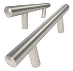 25 Pack Alpine Hardware Solid Stainless Steel Cabinet/drawer Pull, Brushed New!!. Fixed Price $49.99.