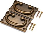 Dudua 2PCS Vintage Antique Bronze Drawer Ring Pull Handles Knobs Hardware For.... Fixed Price $16.51.