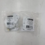 (2) 2-PACK Liberty H0104AC-W-O3 Self-closing Inset Hinge, 3/8", White With Screw. Fixed Price $15.72.