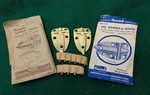 Amerock #E03082 -3 Wrought Solid Brass Cabinet Door Hinges 3/8 Offset Marine Use. Fixed Price $24.95.