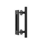 Winsoon 12"SLIDING Barn Door Handles Hardware With Flush Finger Pull Double-s.... Fixed Price $26.17.