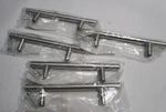 Lot Of 5 Seasons 3-3/4" Bar Pull Stainless Steel Handle Cabinet Drawer. Fixed Price $24.99.
