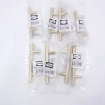 9 Pack Cosmas Brushed Brass Drawer Pulls 3" C-to-c, 5-1/4" Oal, 305-030BB. Fixed Price $25.10.