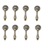 Mcredy 8 Pcs Cabinet Tear Drop Pull Handle Antique Bronze 2.4X0.9 ",. Fixed Price $17.50.