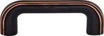 Top Knobs TK222UM Victoria Falls Pull 3" (c-c) Umbrio. Fixed Price $9.81.