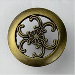 Laurey Classic Traditions 1/2" Filigree Knob In Antique Brass Lot Of 6. Fixed Price $6.00.