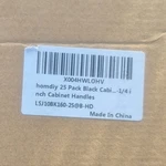 Homdiy Pack Black 6-1/4 In Handle Pulls LSJ10BK160-25 B-hd. Fixed Price $23.40.