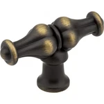 Bella 2-1/4" Length Cabinet Bar Knob, Antique Brushed Satin Brass Hardware. Fixed Price $16.29.