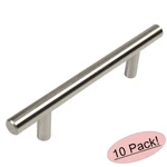 *10 Pack* Cosmas Cabinet Hardware Satin Nickel Euro Style Bar Pull #305-96SN. Fixed Price $19.75.
