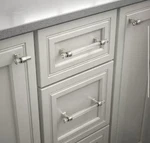 8PACK Liberty 5-1/16 Acrylic Polished Nickel & Clear Cabinet Drawer Pull. Fixed Price $31.34.