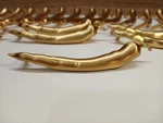 Pack Of 20 Knob Hill Brushed Brass Pepper Shelf Pulls P84101-SG-C 5" Long. Fixed Price $50.00.