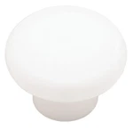 (5 Pack) (10 1-3/8 Inch Crisp White Round Abs Plastic Knobs. Fixed Price $56.07.