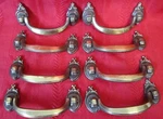 8 Amerock Antique English Brass Fixed Bail Handle Cabinet/drawer Pull 739-1. Fixed Price $19.95.