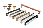 Square Bar Pull Stainless Steel Kitchen Cabinet Handle - Multi Size Colors. Fixed Price $7.64.