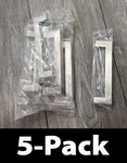 5-PACK Anvil Mark 2492431, 5-1/2 Inch Hollow Stainless Steel Square Drawer Pull. Fixed Price $19.95.