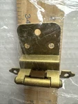 Amerock Burnished Brass 3/8" Self-closing Cabinet Inset Hinges BPR3428BB. Fixed Price $10.99.
