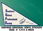 Southern United Professional Racing - Vintage Original Vinyl Decal Sticker. Fixed Price $5.09.