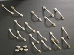 Set Of 18 Vtg. Amerock 1333 Art Deco Silver Drawer Pulls Dresser Handles. Fixed Price $35.69.