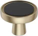 Amerock BP36857 Mergence 1-3/8 Inch Mushroom Cabinet Knob Matte Black Golden. Fixed Price $12.84.