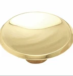 Lot Of 5 Amerock BP3413-3 Basic Modern 1-1/2" Cabinet Knob Polished Brass. Fixed Price $10.00.