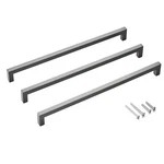 10 Pack Long Cabinet Pulls 12 3/5 Inch Hole Center Ancient Grey Drawer .... Fixed Price $102.19.