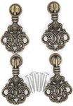 Lxz 4 Pcs Vintage Pendant Pull Handles - Antique Brass Drop. Fixed Price $18.06.