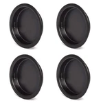 Homotek Closet Door Finger Pull 1-3/4 Easy Snap Pack, Small-black. Fixed Price $10.52.