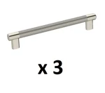 *3* Amerock Esquire 8 In. (203 Mm) Polished Nickel/stainless Steel Drawer Pull. Fixed Price $29.99.