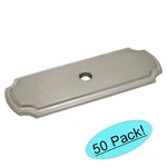 *50 Pack* Cosmas Cabinet Hardware Satin Nickel Knob Backplates #B-112SN. Fixed Price $103.95.