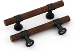 25 Pack 3" Black Walnut Wood Cabinet Pulls & Drawer Handles For Home Decor. Fixed Price $109.99.