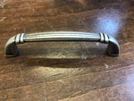 Qty 5 Hafele Pewter Finish Cabinet Handle Pull 4-1/4" Length Italy 120.74.902. Fixed Price $35.00.