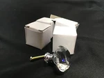 (4-PK) Iqualite Drawer Knob Diamond Shape Crystal Glass 1.5. Fixed Price $8.99.